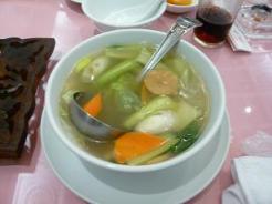 茘香尊 コース　野菜スープ