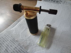 ウイルス対策に使うガスバーナー