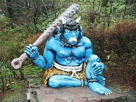 鬼（正体は父タヌキ）