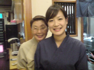 女将さんと○○ちゃん！