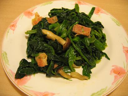 ほうれん草ソテー