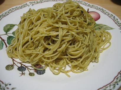 バジルソースパスタ