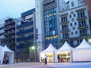 まわりはマンション。住宅地の公園です。