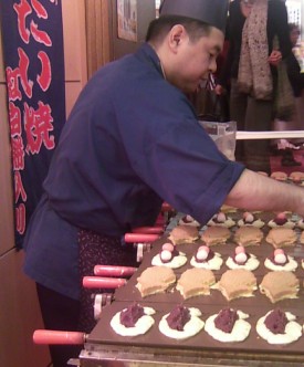 紅白のたい焼き