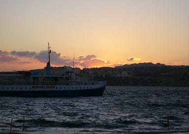 ロマンチックなサンセット