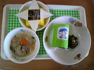 節分給食１
