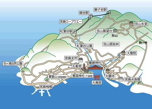 宮島絵図