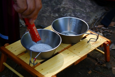 ikeさんの山カフェテーブル♪