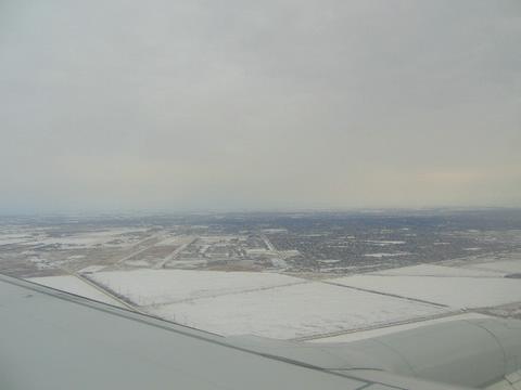 Winnipeg空から