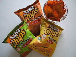 バナナチップス