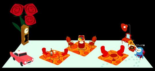 スティッチ★赤の間