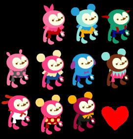 ハートの集落メンバー