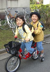 自転車２人乗り