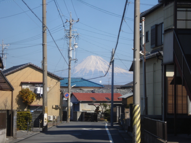 清水市内富士山