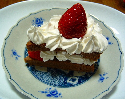 イチゴのショートケーキ