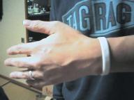 ホワイトバンド（とーたん用