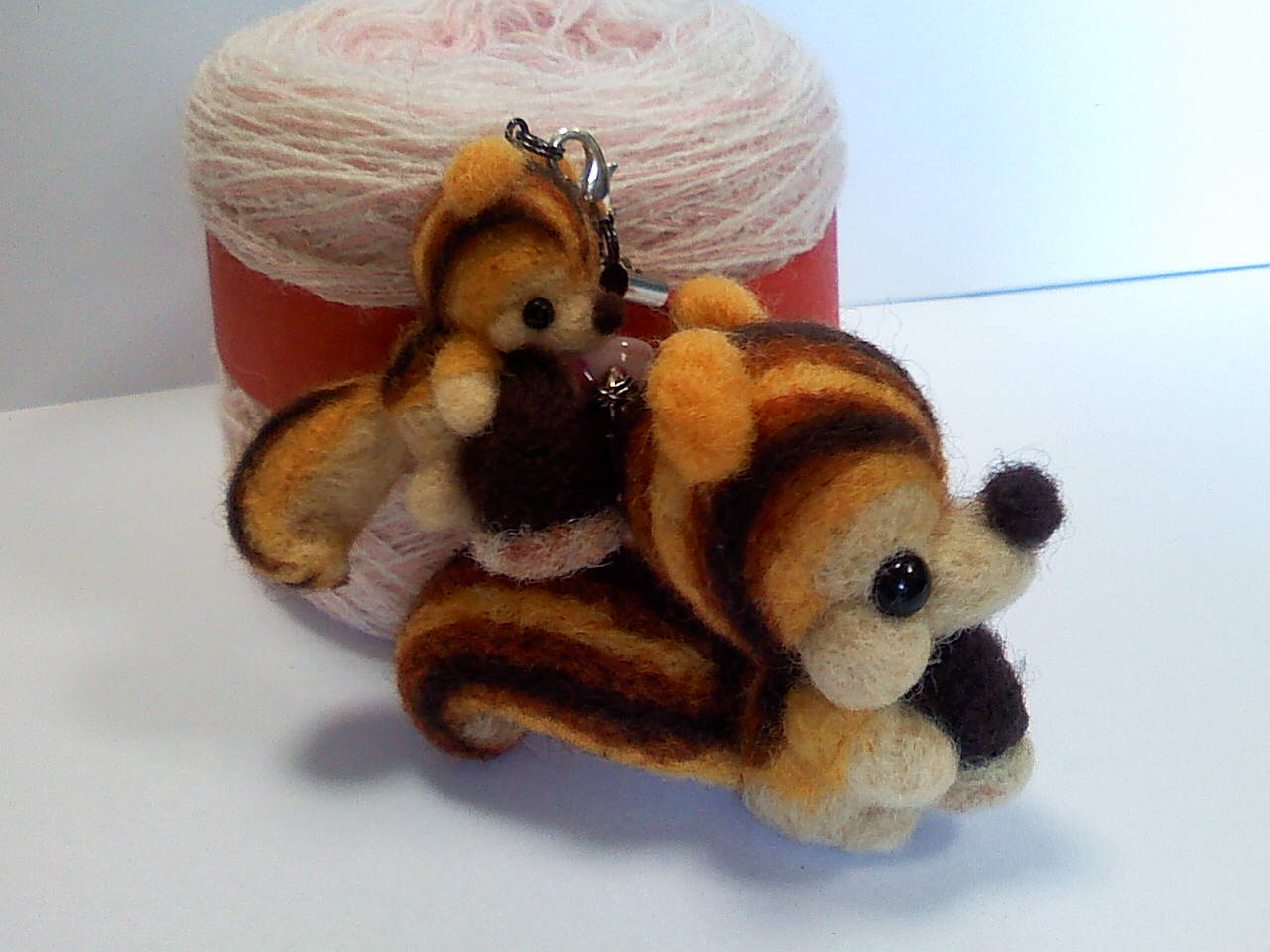 シマリスのストラップ♪4