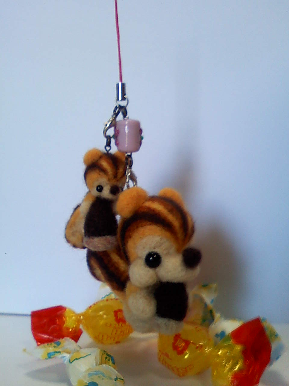 シマリスのストラップ♪5