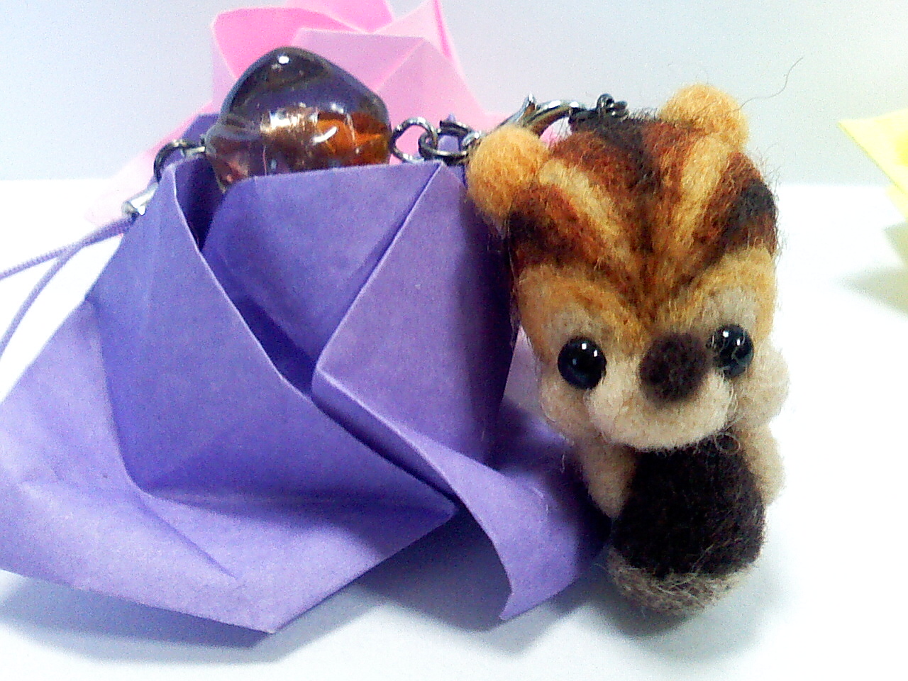 シマリスのストラップ♪10