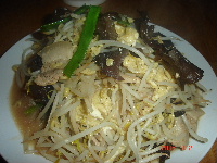 きくらげともやし炒め