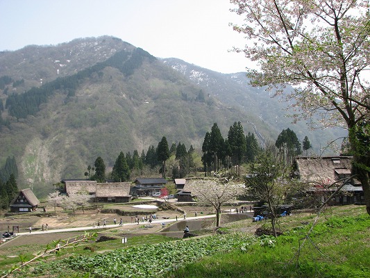 五箇山の合掌造り　地区