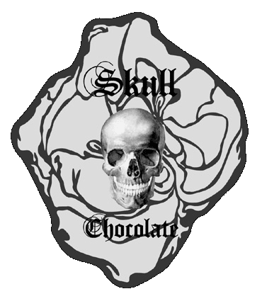 【インターネット限定】贈り物に！スカルチョコレート / Skull Chocolate　まだ雑誌で紹介されていないネット限定販売のビター＆ホワイトチョコレートセット！　スカルのアクセサリーを身につけている彼に贈れば、喜んでくれること間違いなし！　ヴァローナ社の最高級チョコレートを使用し、大人の男性の方でも大満足♪