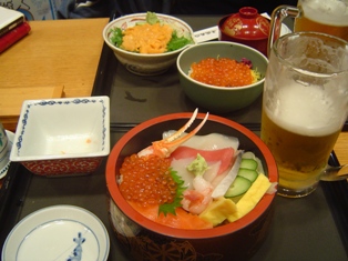 ちらし丼とうに・いくら丼