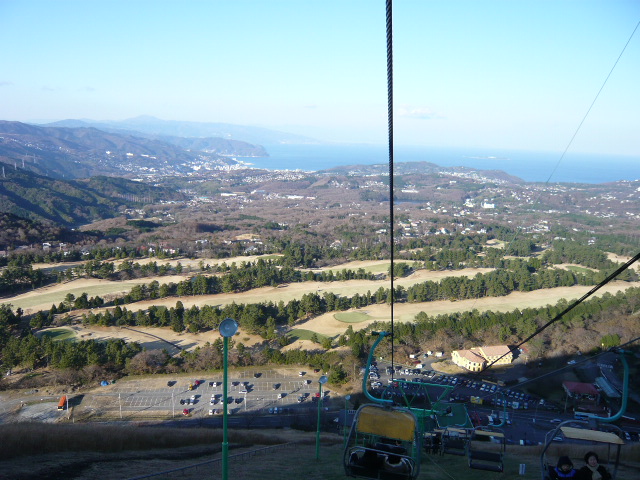 大室山ロープーウェイから