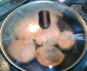 蓋をして