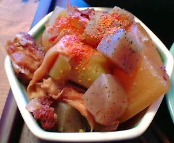 二日目の大根の牛すじコン煮