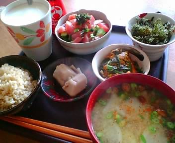 納豆スペシャルと海ぶどう