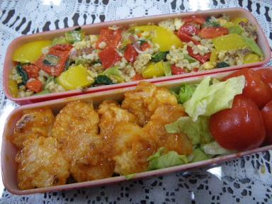 エビチリ弁当