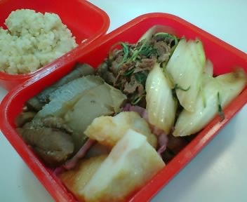 白ねぎのすき焼き弁当