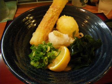 ちくわ半熟卵ぶっかけ720円