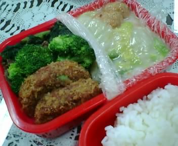 白菜と肉団子の中華風クリーム煮弁当