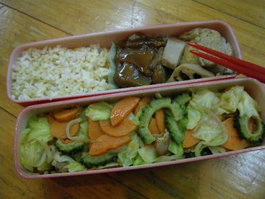 ゴーヤチャンプル弁当