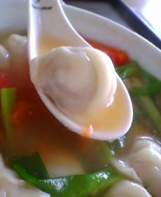 水餃子スープアップ