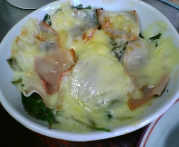 ほうれん草チーズ焼き