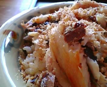 ロールキャベツの鯵ご飯