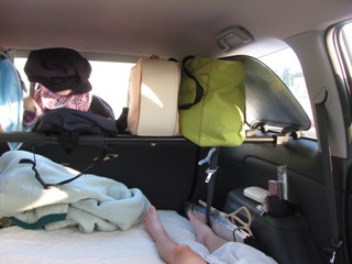 車中泊 睡眠中の荷物置き場 蒼いうさぎ 旦那の部屋 楽天ブログ