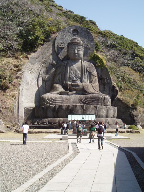 鋸山、日本寺の大仏