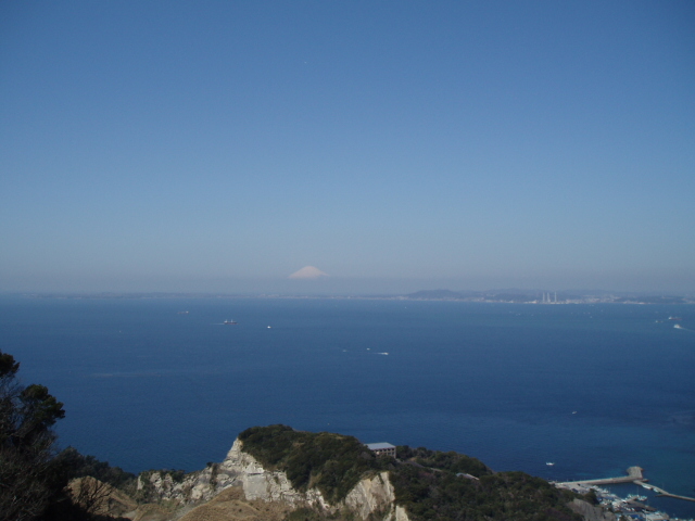 三浦半島と富士山