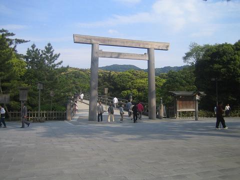 宇治橋鳥居（内宮）