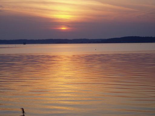 北浦の夕暮れ