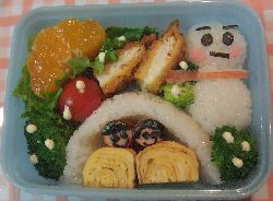 雪の日弁当