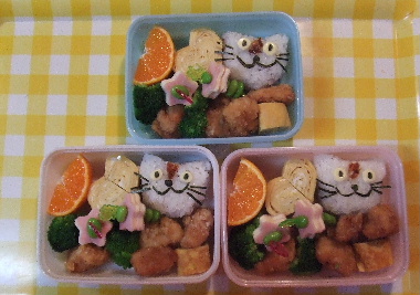 こねこのしーにゃん弁当