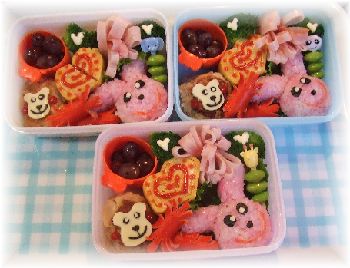 動物いっぱい弁当