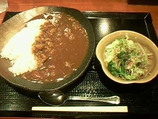 馬すじ煮込みカレー