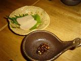 蕎麦味噌と味噌づけ豆腐
