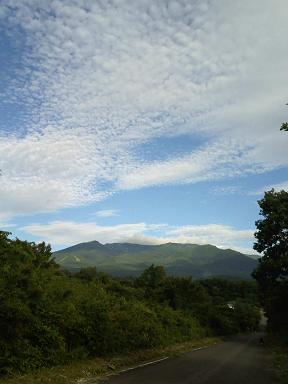 雲と空と山